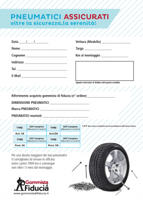 Sostituisci i tuoi vecchi pneumatici in garanzia - EUROPARTNER ITALIA SRLS